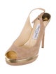 Jimmy Choo Suede Slingback Sandals