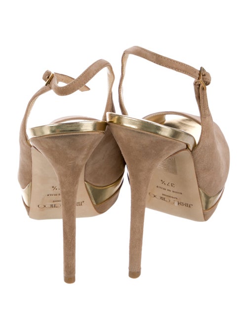 Jimmy Choo Suede Slingback Sandals