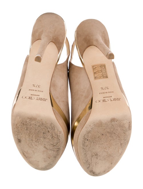 Jimmy Choo Suede Slingback Sandals