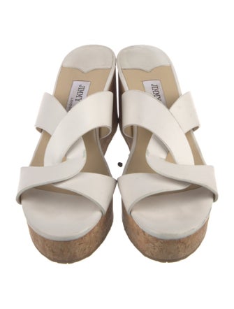 Jimmy Choo Leather Slides