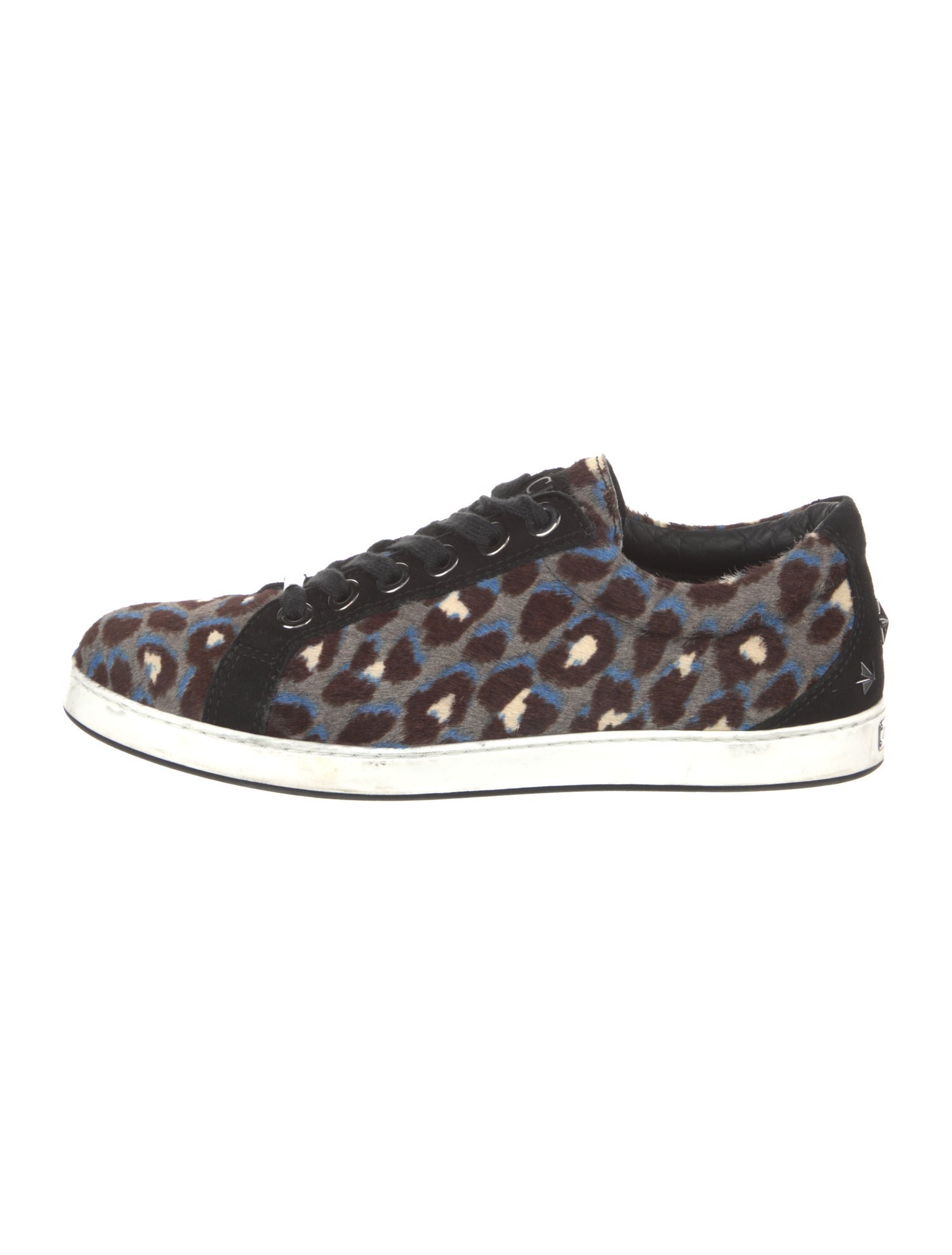 Jimmy Choo Ponyhair Animal Print Sneakers
