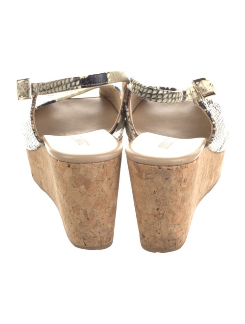 Jimmy Choo Snakeskin Animal Print Slingback Pumps