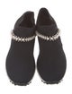 Jimmy Choo Faux Pearl Accents Crystal Embellishments Sneakers