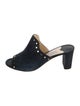 Jimmy Choo Suede Studded Accents Slides