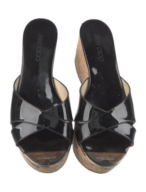 Jimmy Choo Patent Leather Slides