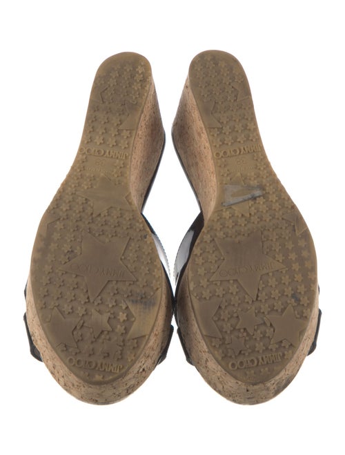 Jimmy Choo Patent Leather Slides