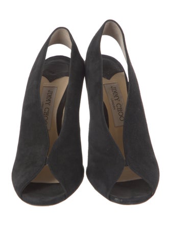 Jimmy Choo Suede Slingback Pumps