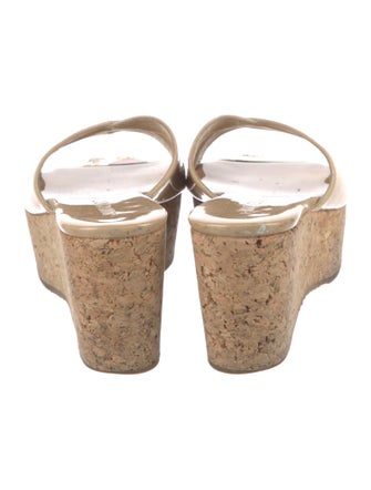 Jimmy Choo Patent Leather Slides