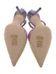 Jimmy Choo Tie-Dye Print Crystal Embellishments D'Orsay Pumps