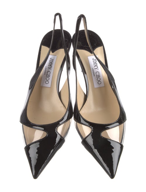 Jimmy Choo Patent Leather Slingback Pumps