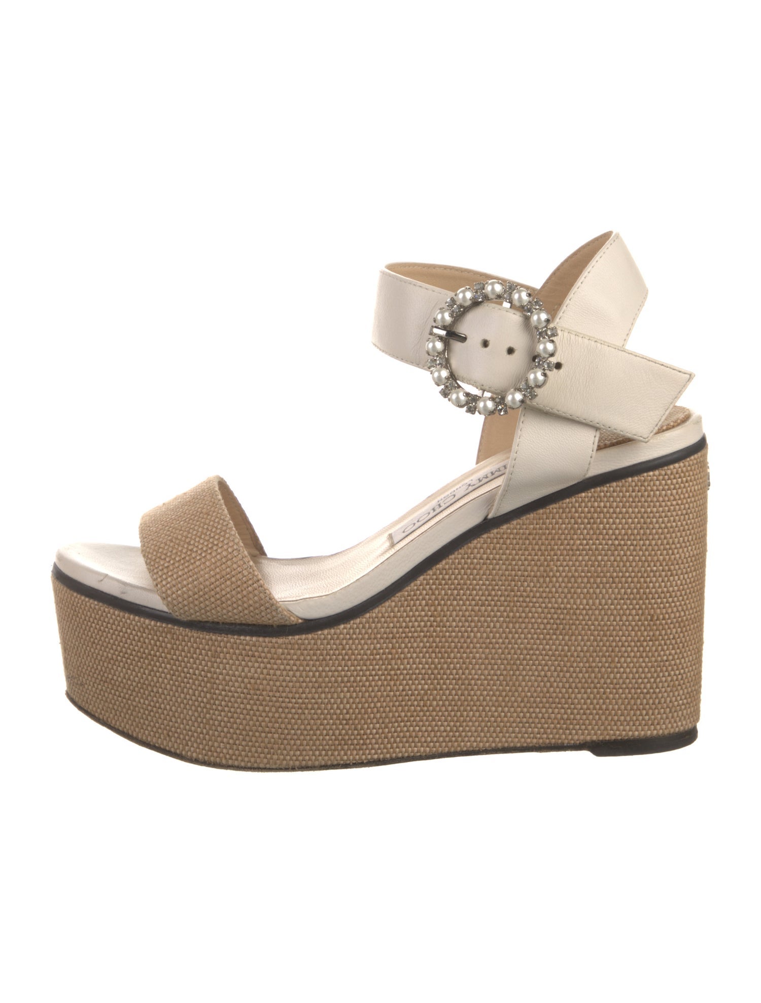 Jimmy Choo Leather Espadrilles