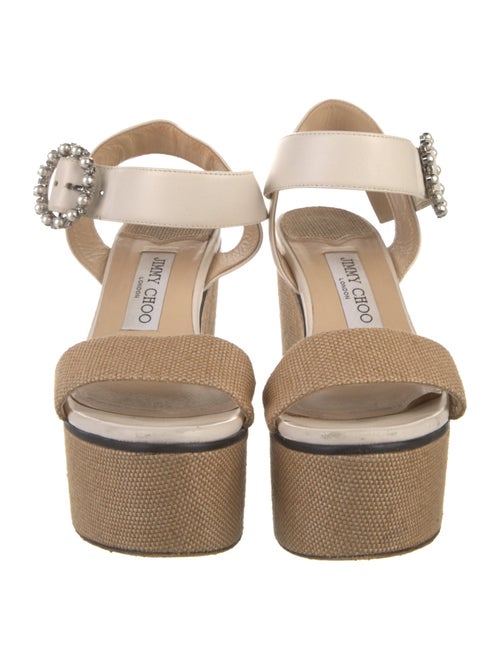 Jimmy Choo Leather Espadrilles