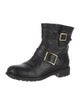 Jimmy Choo Leather Moto Boots
