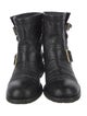 Jimmy Choo Leather Moto Boots