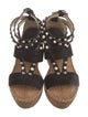 Jimmy Choo Suede Studded Accents Espadrilles