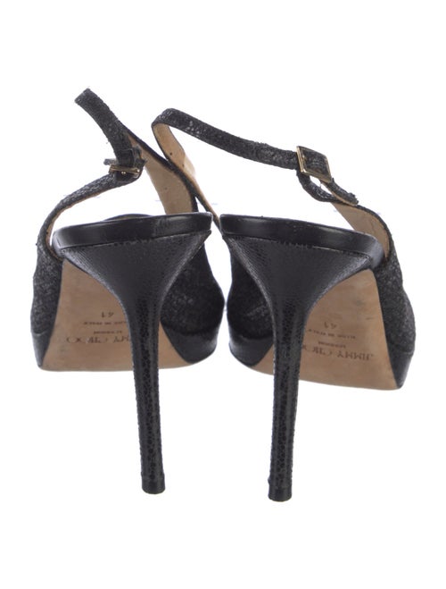 Jimmy Choo Glitter Slingback Pumps