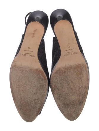 Jimmy Choo Glitter Slingback Pumps