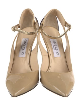 Jimmy Choo Patent Leather Slingback Pumps