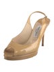 Jimmy Choo Patent Leather Slingback Pumps