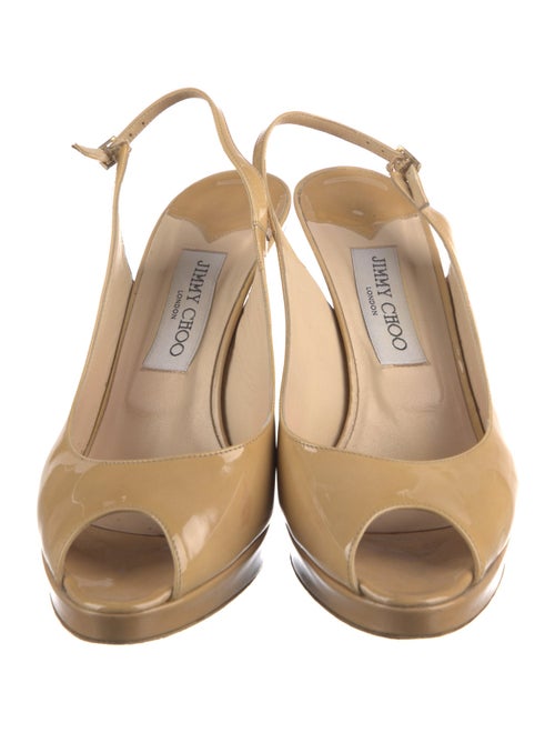 Jimmy Choo Patent Leather Slingback Pumps