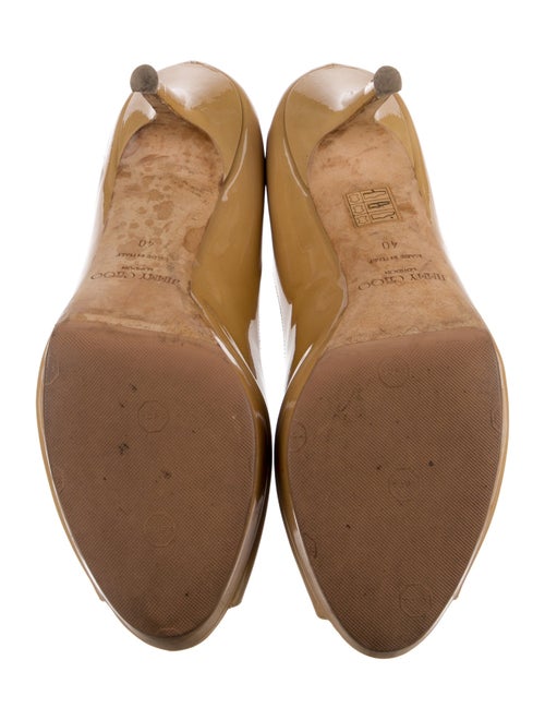 Jimmy Choo Patent Leather Slingback Sandals