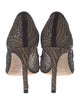 Jimmy Choo Mesh Sequin Embellishments Pumps
