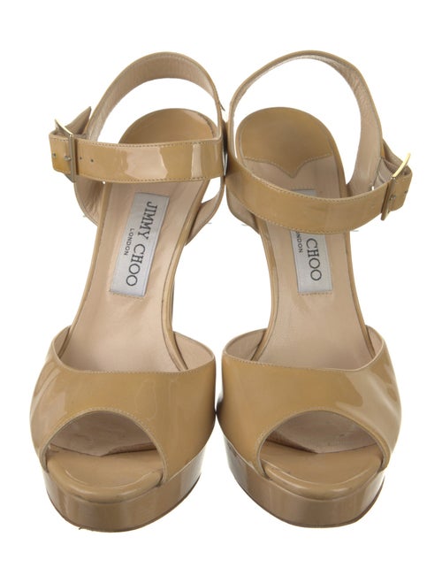 Jimmy Choo Patent Leather Sandals