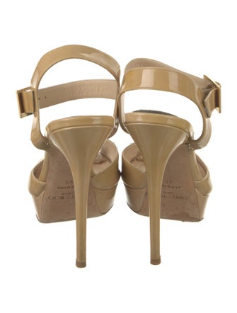 Jimmy Choo Patent Leather Sandals