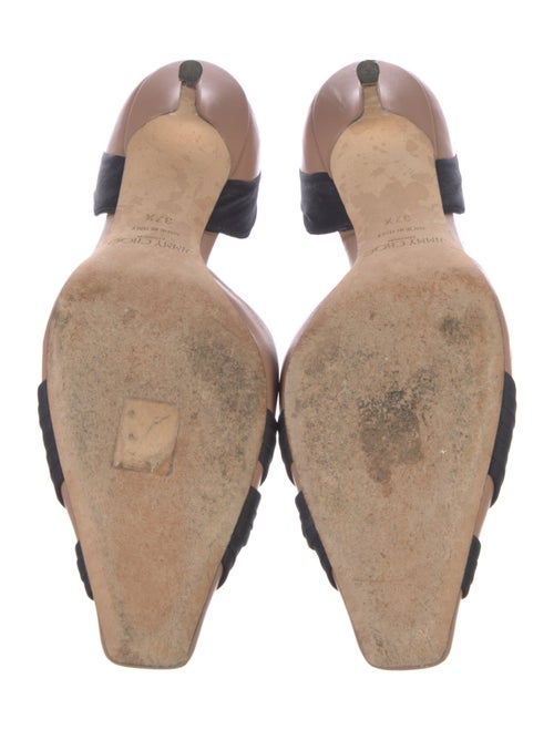 Jimmy Choo Leather Printed D'Orsay Pumps