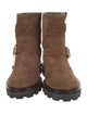 Jimmy Choo Suede Moto Boots