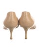 Jimmy Choo Lizard Cutout Accent Pumps