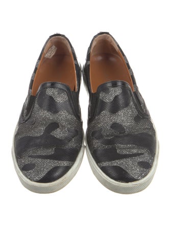 Jimmy Choo Leather Printed Sneakers
