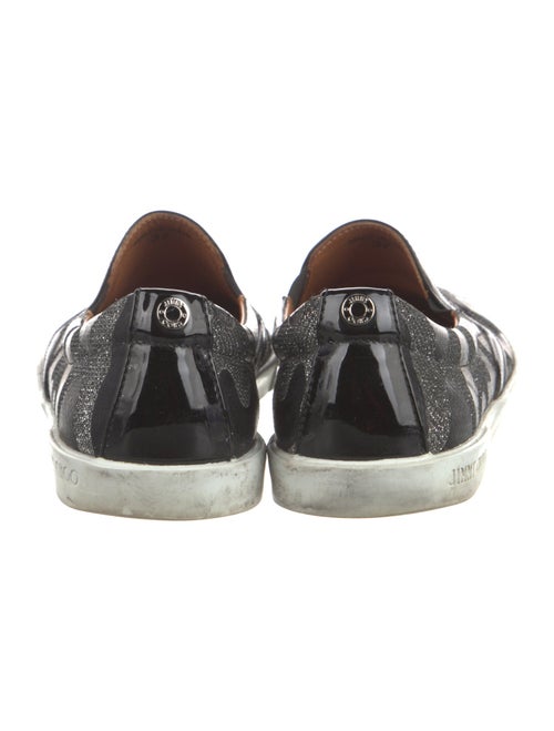 Jimmy Choo Leather Printed Sneakers