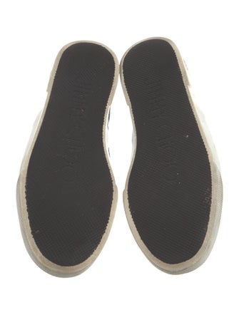 Jimmy Choo Leather Printed Sneakers