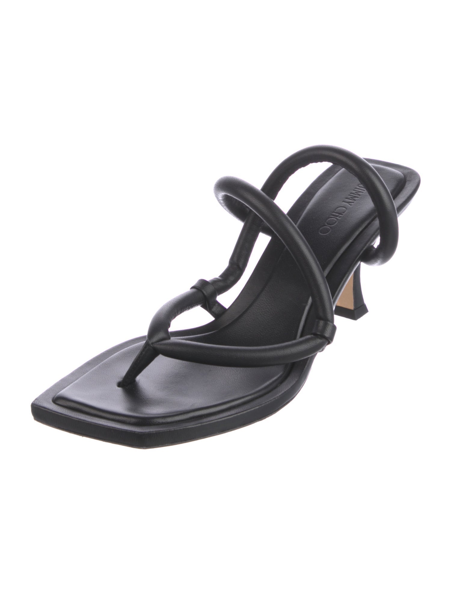 Jimmy Choo Leather Slingback Sandals