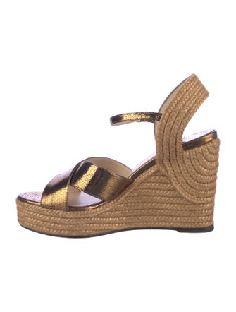 Jimmy Choo Leather Espadrilles