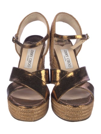 Jimmy Choo Leather Espadrilles