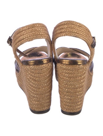 Jimmy Choo Leather Espadrilles