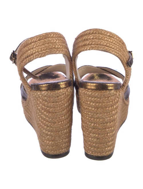 Jimmy Choo Leather Espadrilles