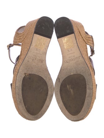 Jimmy Choo Leather Espadrilles