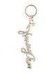 Jimmy Choo Embellished Gold-Tone Keychain