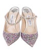 Jimmy Choo Glitter Patterned Mules