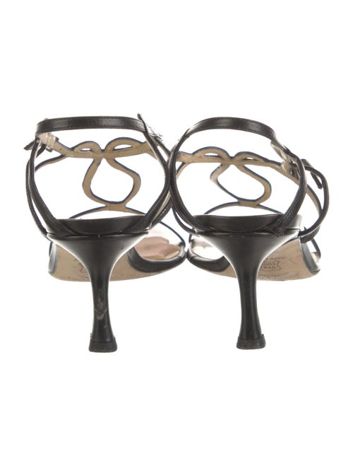 Jimmy Choo Leather T-Strap Pumps