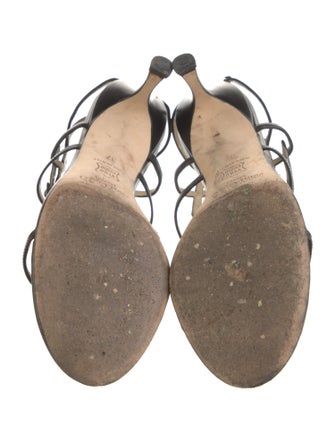 Jimmy Choo Leather T-Strap Pumps