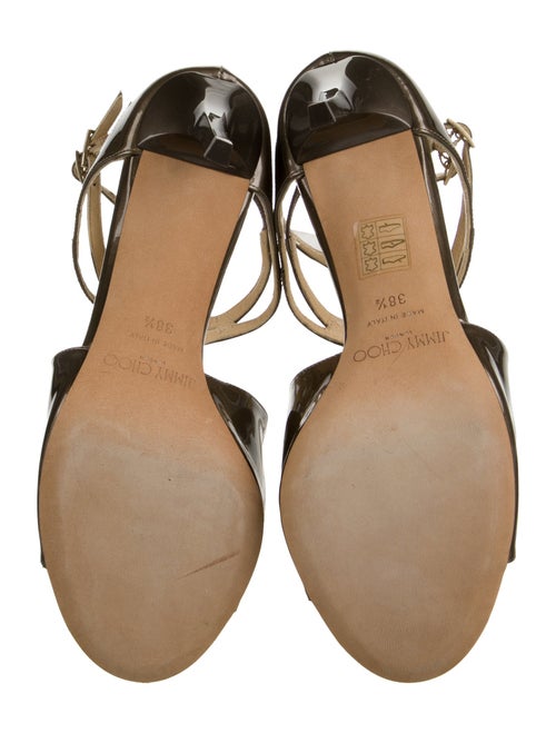 Jimmy Choo Patent Leather Sandals