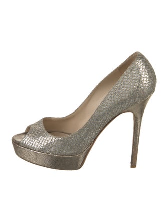 Jimmy Choo Glitter Glitter Accents Pumps
