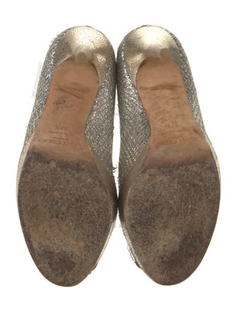 Jimmy Choo Glitter Glitter Accents Pumps