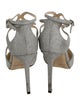 Jimmy Choo Glitter Glitter Accents T-Strap Pumps