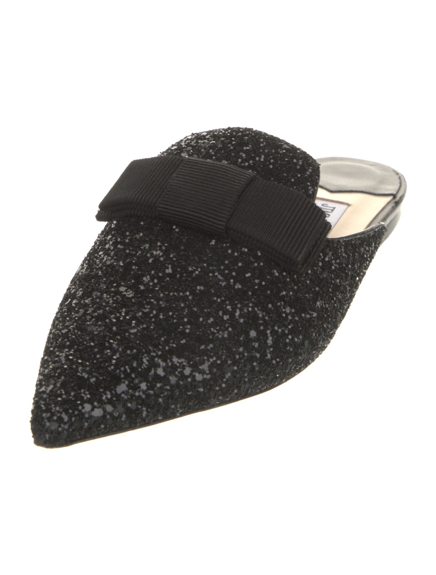 Jimmy Choo Glitter Glitter Accents Mules