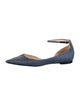 Jimmy Choo Canvas D'Orsay Flats